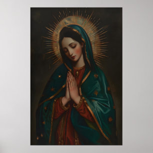 Unserer Lieben Frau von Guadalupe Kunst Druck, Kat Poster