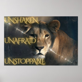 Unshaken.  Unafraid.  Unstoppable. Poster