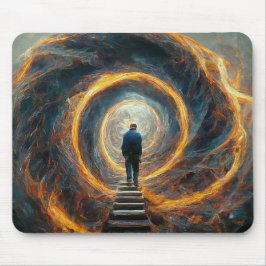 Unsicher in den Weltraum einwandern Heilig Unbekan Mousepad