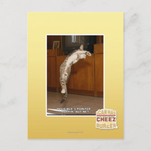 Unsichtbar 3 Zeiger Postkarte