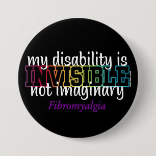 UNSICHTBAR...Fibro Button