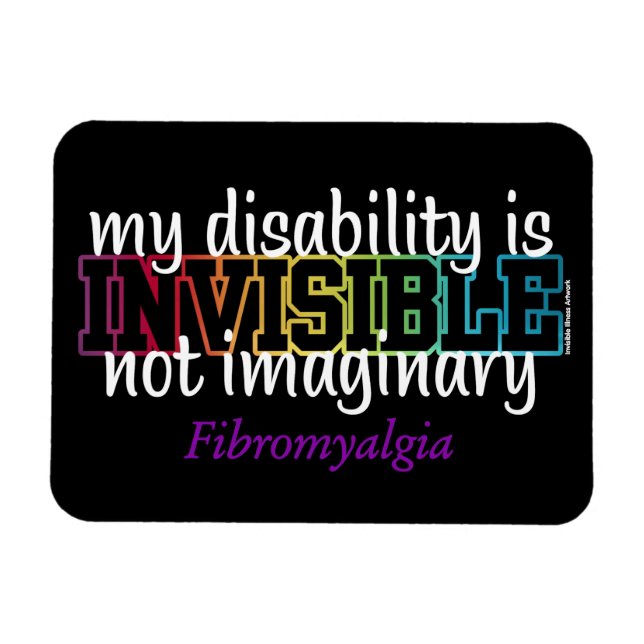 UNSICHTBAR... Fibro Magnet (Horizontal)