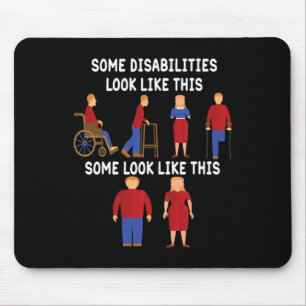 Unsichtbare Behinderungen und Bewusstsein für psyc Mousepad