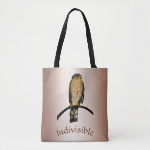 Unsichtbare Brown Hawk Tote Bag Tasche