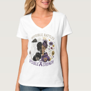 Unsichtbare Kämpfe, sichtbare Stärke Chronische Kr T-Shirt