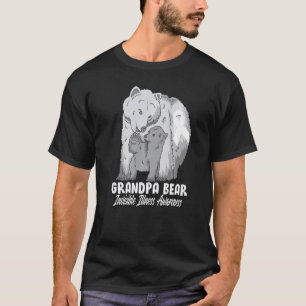 Unsichtbare Krankheit Kind Bewusstsein Opa Bär Sup T-Shirt