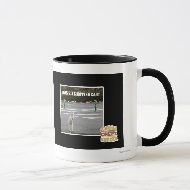 UNSICHTBARER EINKAUFSWAGEN TASSE (Rechts)