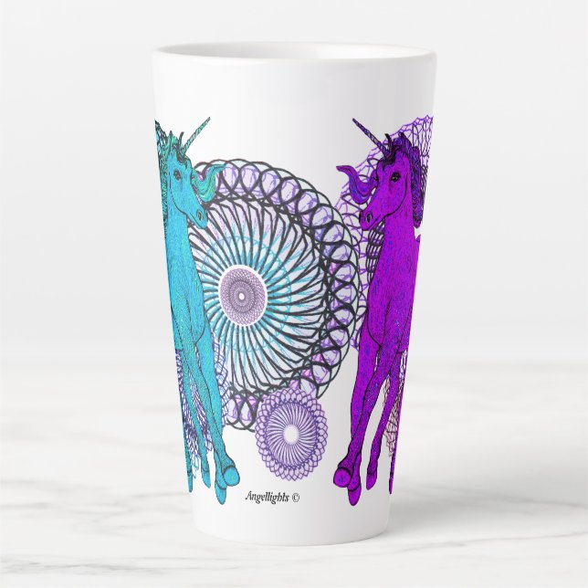 Unsichtbares Einhorn Milchtasse (Vorderseite)