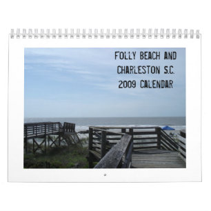 Unsinnigkeits-Strand und Charleston S.C. 20… Kalender