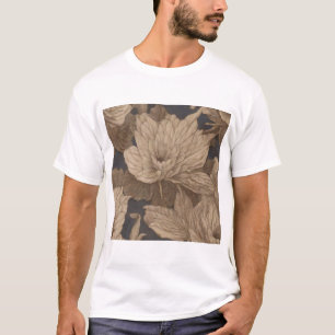 Unsterbliche indigoische Blume neben dem Weg zum U T-Shirt