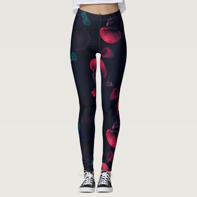 Unsterbliche Quallen-Leggings Leggings (Vorderseite)