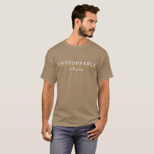 UNSTOPPABLE Minimal Motivation Quote T-Shirt