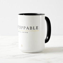 UNSTOPPABLE Minimal Motivation Quote T-Shirt Tasse