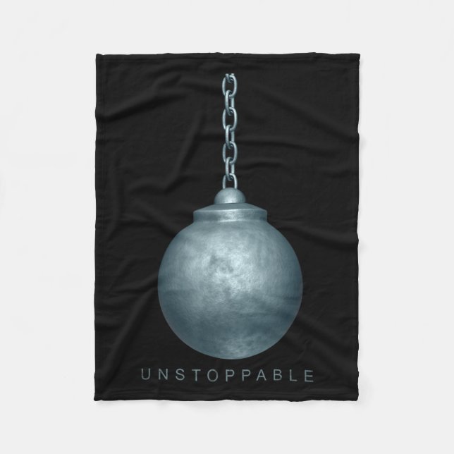 Unstoppable Motivation  Fleecedecke (Vorderseite)
