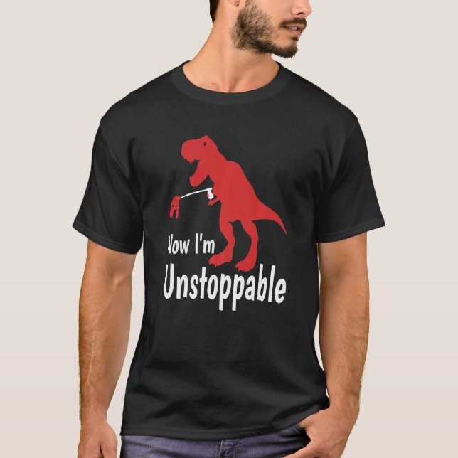 Unstoppable Rex Trash Grabber Pickup Tool T-Shirt (Vorderseite)