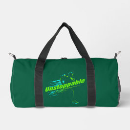 "Unstoppable" Runner Gym Duffel Bag Duffle Bag