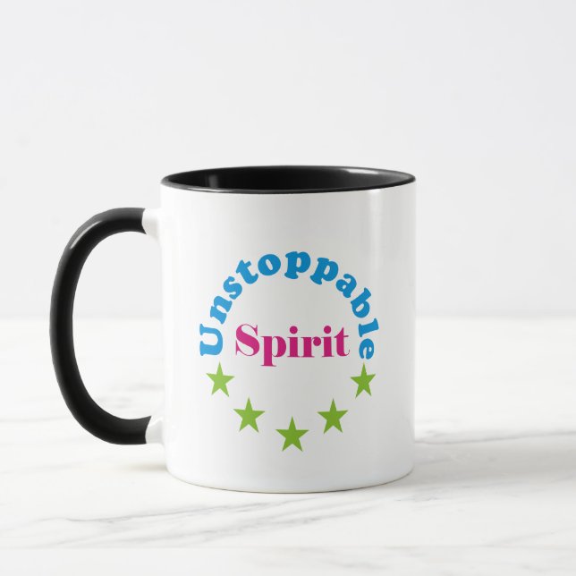 unstoppable spirit  tasse (Links)