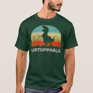 Unstoppable T Rex With Trash Grabber Pickup Tool F T-Shirt