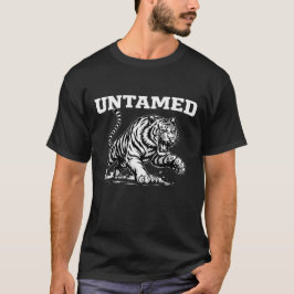 Untamed, ferocious tiger attacks - Wildlife. T-Shirt