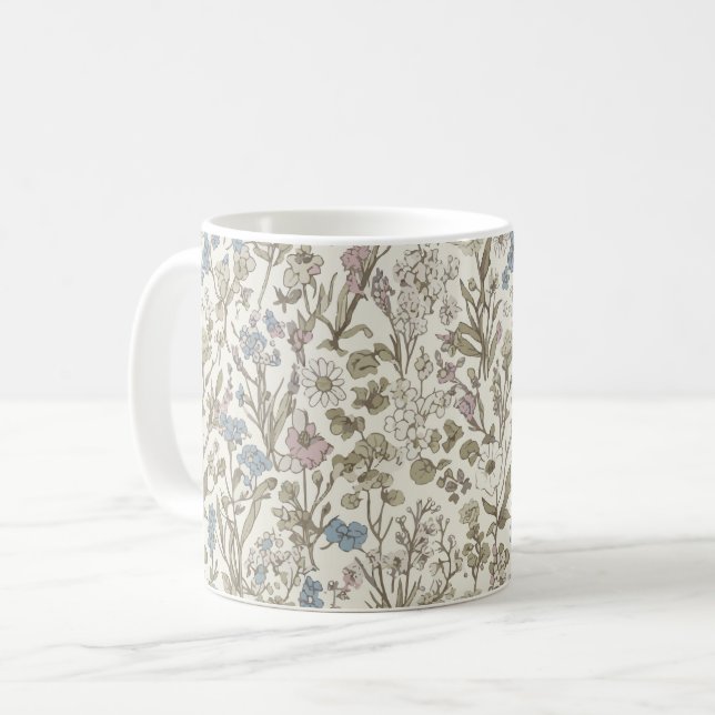 Untamed Petals Kaffeetasse (Vorderseite Links)