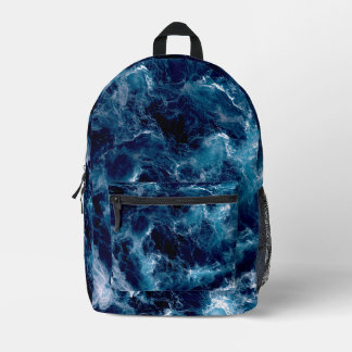 Untamed Sea Churn Bedruckter Rucksack