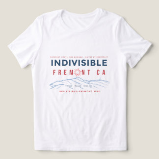 Unteilbares Fremont CA Patriotisches Unisex T-Shir Tri-Blend Shirt