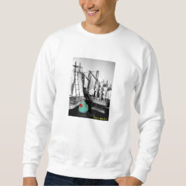 "Unten durch die Küste" Gummienten-Sweatshirt Sweatshirt