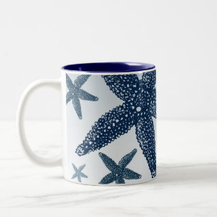 Unten durch die SeeStarfish Zweifarbige Tasse