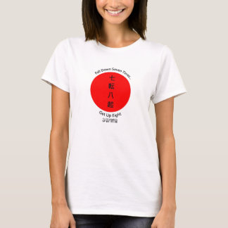 Unten fallen siebenmal… Stehen Sie die acht Japan T-Shirt