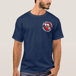 Unten gehen ist optionales (Schädel-) Kleid T-Shirt