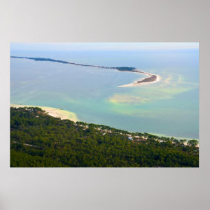 Unten im Alligatorpunkt, Florida schauen Poster