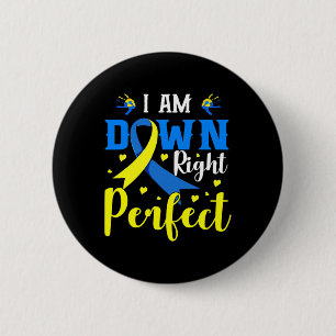 Unten rechts Perfect Syndrome Awareness Family 1 Button