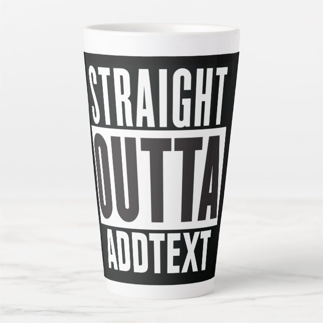 Unten Text hinzufügen Milchtasse (Vorderseite)