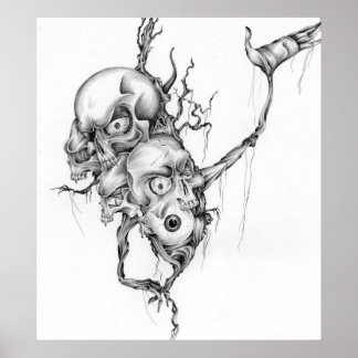 Unten von oben poster