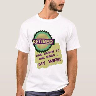 Unten zu einem Chef T-Shirt