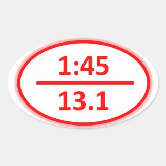 Unter 1:45 für einen halben Aufkleber