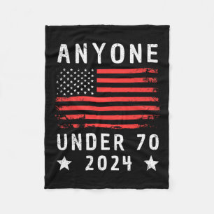 Unter 70 2024 Anti-Biden-Anti-Trump Fleecedecke