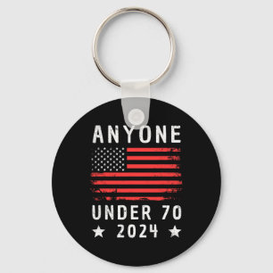 Unter 70 2024 Anti-Biden-Anti-Trump Schlüsselanhänger