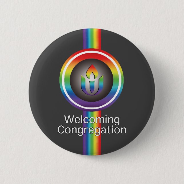 unter Begrüßung des einheitlichen Universalismus d Button (Vorderseite)