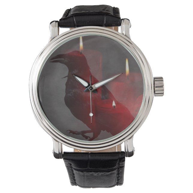 Unter deinem Zauber rot Armbanduhr (Vorderseite)