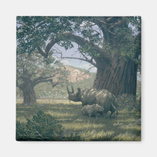 Unter dem Baobab-Baum Magnet