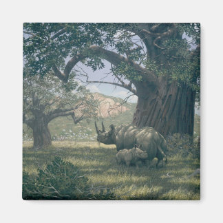 Unter dem Baobab-Baum Magnet