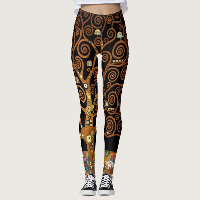 Unter dem Baum des Lebens, Gustav Klimt, Leggings (Vorderseite)