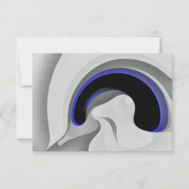 Unter dem Blau: Abstrakt grau, schwarz und blau Karte