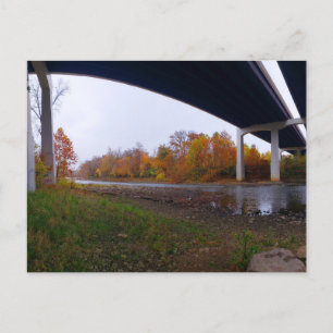 Unter dem Bridge Park im Herbst, Dublin, Ohio Postkarte