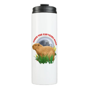 Unter dem Capybara-Mond Lustiges Capybara Thermosbecher