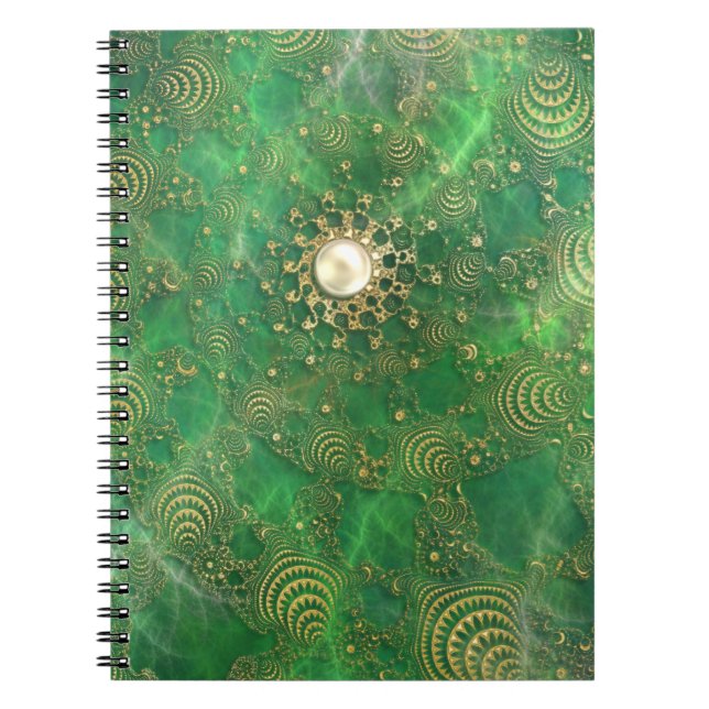 Unter dem Emerald Sea Notebook Notizblock (Vorderseite)