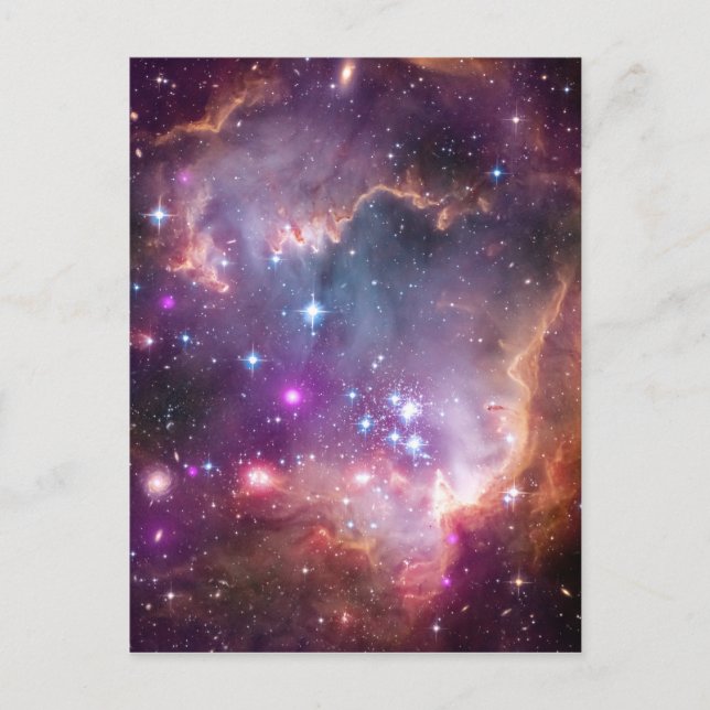 Unter dem "Flügel" der kleinen magellanischen Wolk Postkarte (Vorderseite)