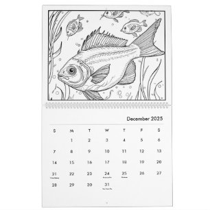Unter dem Kalender der Meeresfarben
