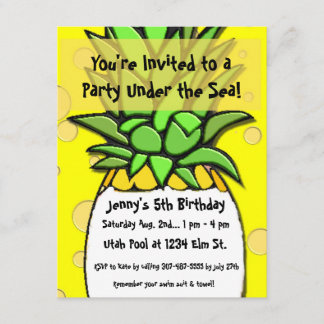 Unter dem Meer Einladung